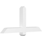 Ekena Millwork Eugene Architectural Grade PVC Gable Bracket, 48"W x 22"H x 4"D x 4"F, 11/12 Pitch GBP048X22X0404EUG00 - alternate 1
